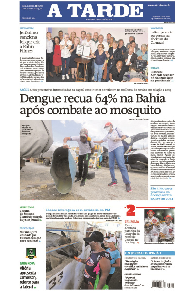 A TARDE - Edição de 14 de Fevereiro de 2025