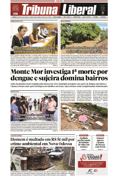 Tribuna Liberal - Edição de 15 de Fevereiro de 2025