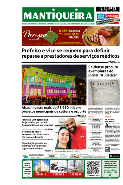 Mantiqueira - Edição de 15 de Fevereiro de 2025