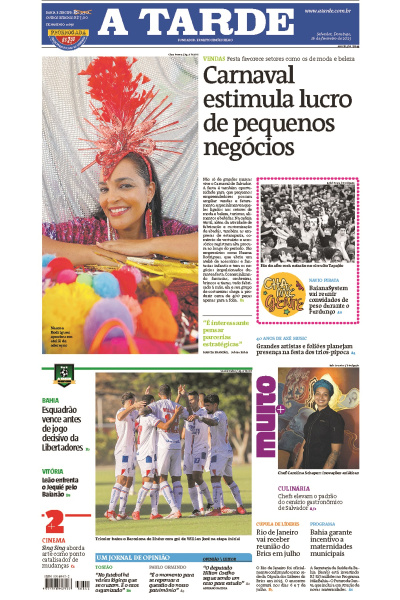 A TARDE - Edição de 16 de Fevereiro de 2025