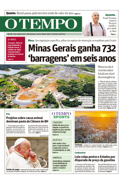 O TEMPO - Edição de 18 de Fevereiro de 2025