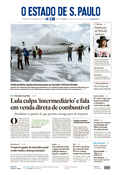 Estadão - Edição de 18 de Fevereiro de 2025
