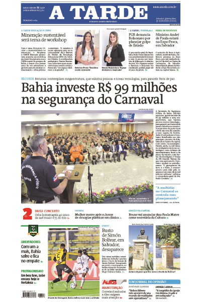 A TARDE - Edição de 19 de Fevereiro de 2025