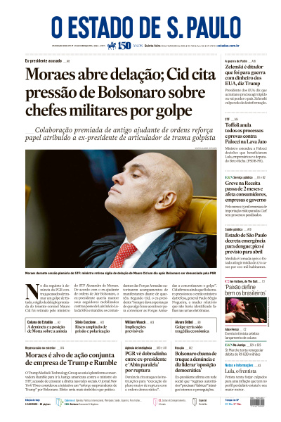 Estadão - Edição de 20 de Fevereiro de 2025