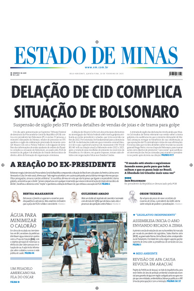 Estado de Minas - Edição de 20 de Fevereiro de 2025