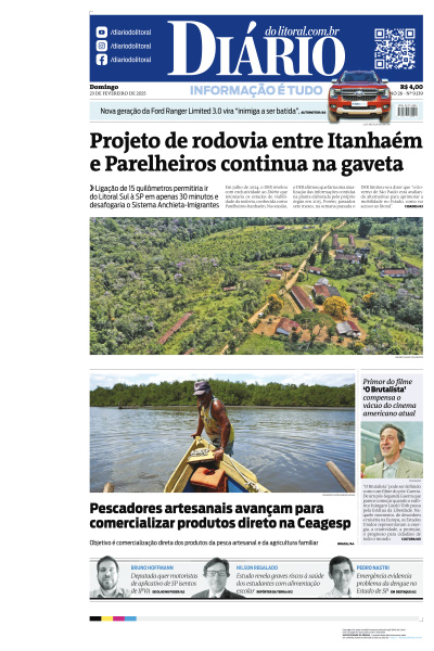 Diário do Litoral - Edição de 23 de Fevereiro de 2025