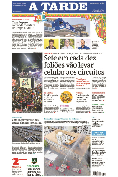 A TARDE - Edição de 25 de Fevereiro de 2025