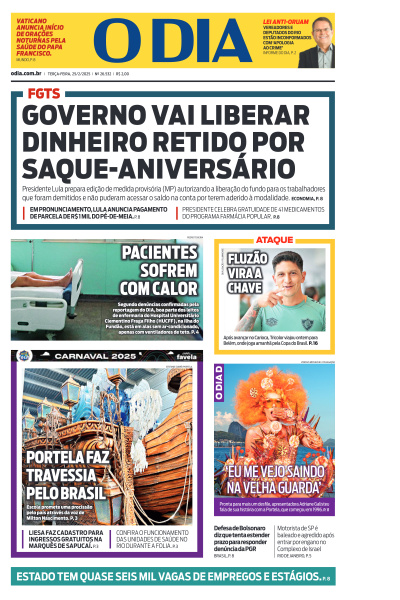 O DIA - Edição de 25 de Fevereiro de 2025