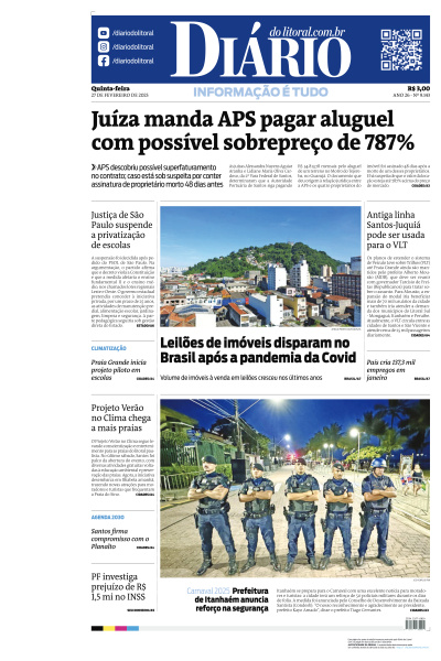 Diário do Litoral - Edição de 27 de Fevereiro de 2025