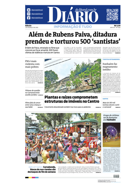 Diário do Litoral - Edição de 01 de Março de 2025