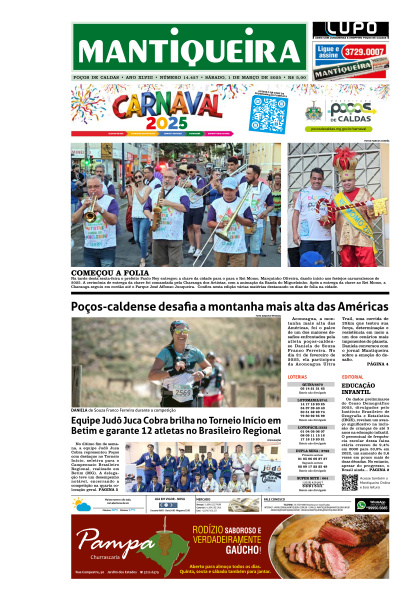 Mantiqueira - Edição de 01 de Março de 2025