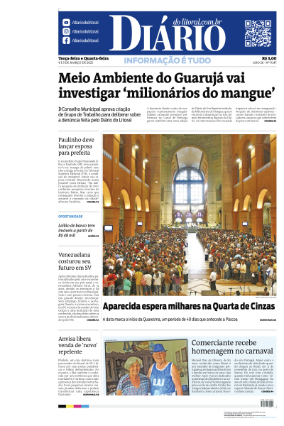 Diário do Litoral - Edição de 04 de Março de 2025