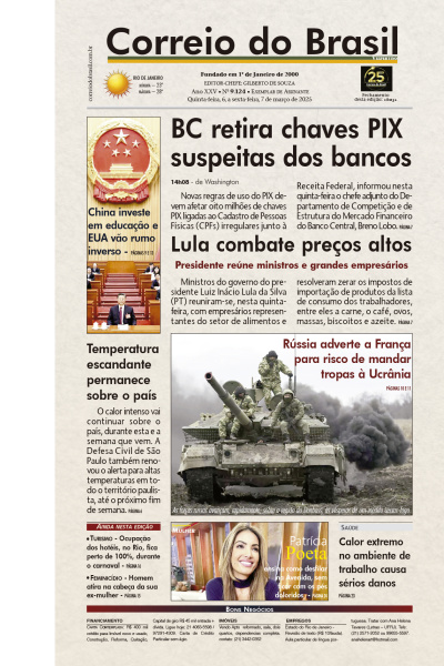 Correio do Brasil - Edição de 06 de Março de 2025