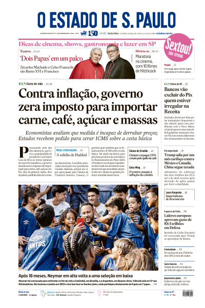 Estadão - Edição de 07 de Março de 2025