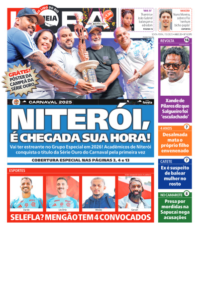 MEIA HORA - Edição de 07 de Março de 2025