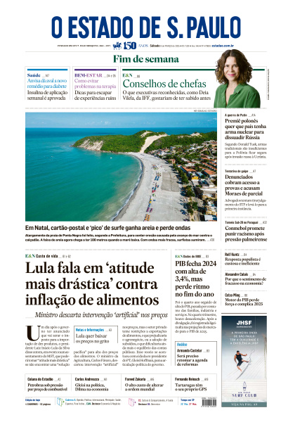 Estadão - Edição de 08 de Março de 2025