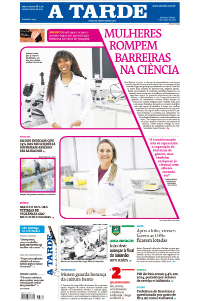 A TARDE - Edição de 08 de Março de 2025