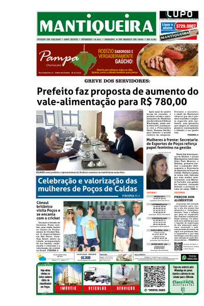 Mantiqueira - Edição de 08 de Março de 2025