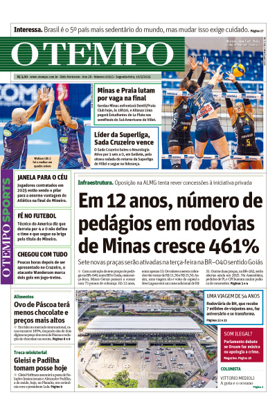 O TEMPO - Edição de 10 de Março de 2025