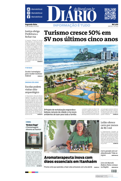 Diário do Litoral - Edição de 10 de Março de 2025