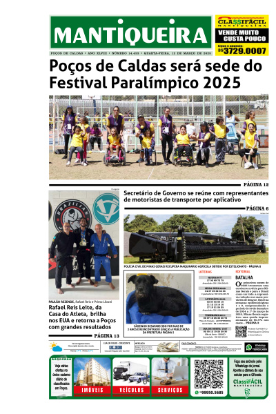 Mantiqueira - Edição de 12 de Março de 2025