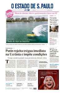 Estadão - Edição de 14 de Março de 2025