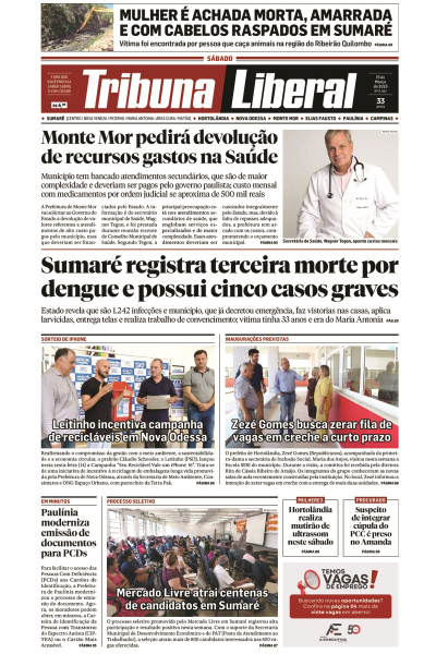 Tribuna Liberal - Edição de 15 de Março de 2025