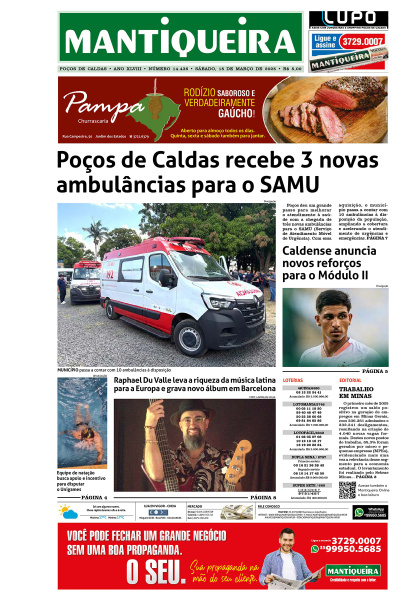 Mantiqueira - Edição de 15 de março de 2025