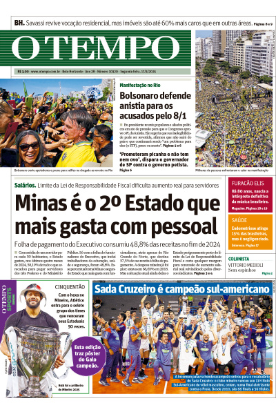 O TEMPO - Edição de 17 de Março de 2025