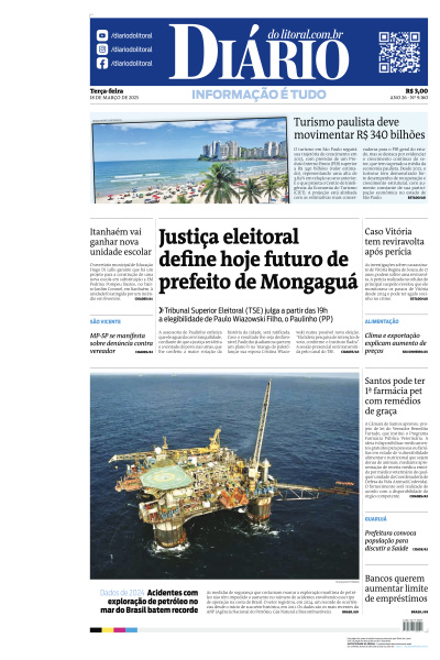 Diário do Litoral - Edição de 18 de Março de 2025