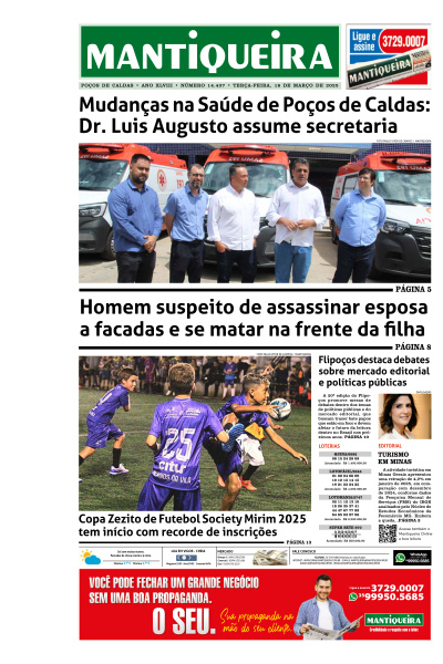 Mantiqueira - Edição de 18 de Março de 2025