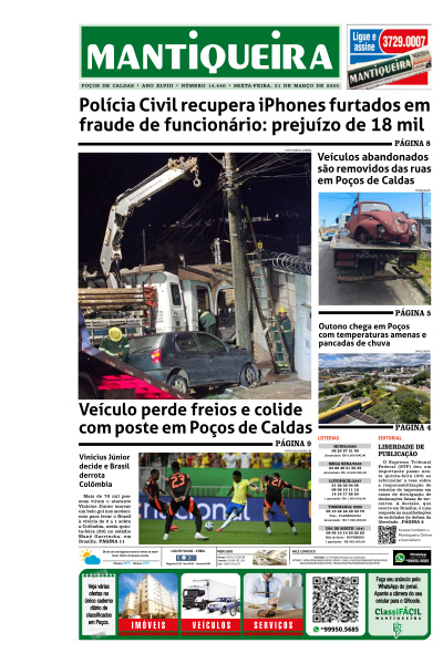 Mantiqueira - Edição de 21 de Março de 2025