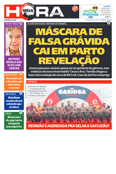 MEIA HORA - Edição de 24 de Março de 2025