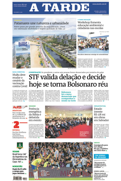 A TARDE - Edição de 26 de Março de 2025