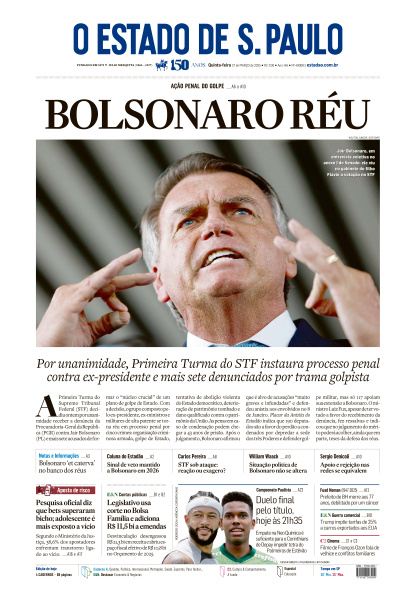 Estadão - Edição de 27 de Março de 2025