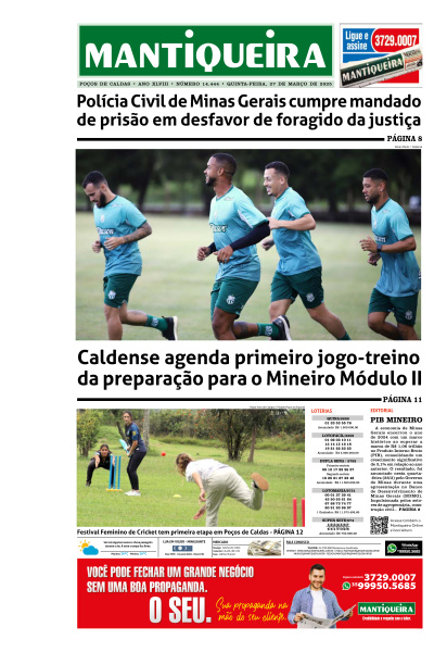 Mantiqueira - Edição de 27 de Março de 2025