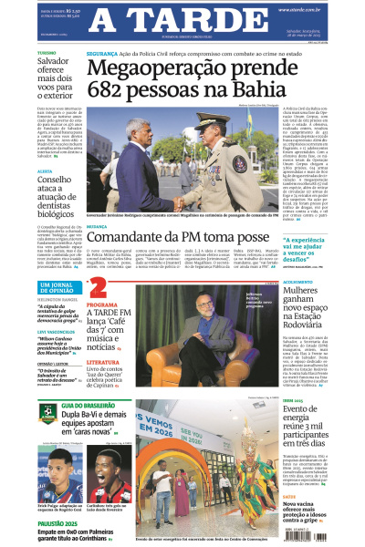 A TARDE - Edição de 28 de Março de 2025