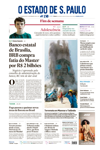 Estadão - Edição de 29 de Março de 2025