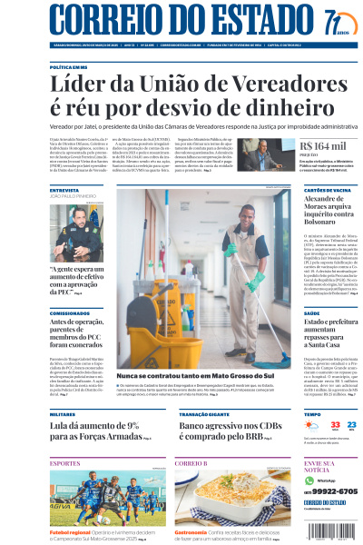 Correio do Estado - Edição de 30 de Março de 2025