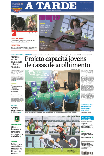 A TARDE - Edição de 30 de Março de 2025