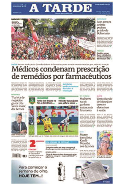 A TARDE - Edição de 31 de Março de 2025