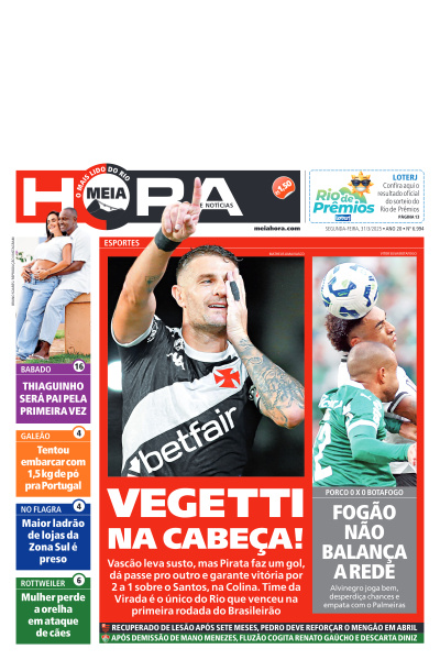 MEIA HORA - Edição de 31 de Março de 2025