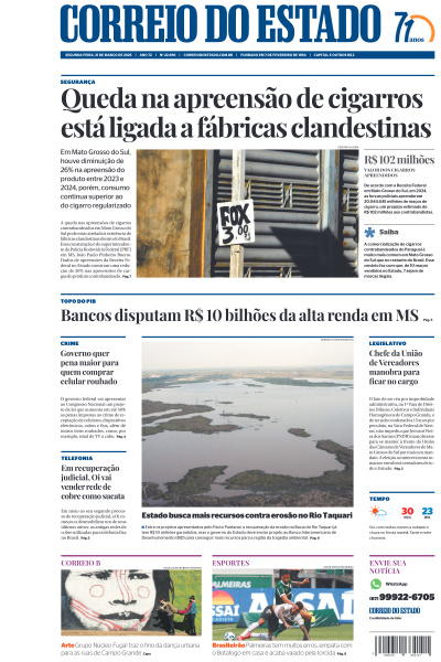Correio do Estado - Edição de 31 de Março de 2025