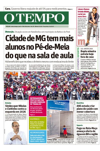 O TEMPO - Edição de 1º de Abril de 2025