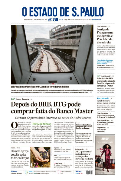Estadão - Edição de 01 de Abril de 2025