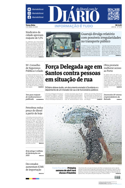 Diário do Litoral - Edição de 01 de Abril de 2025