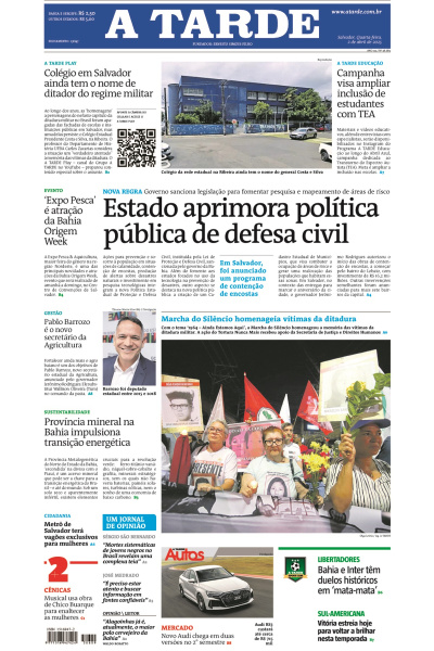 A TARDE - Edição de 02 de Abril de 2025