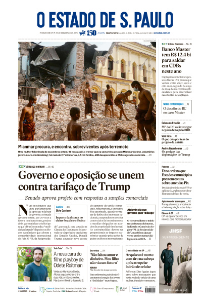 Estadão - Edição de 02 de Abril de 2025