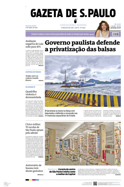 Gazeta de S. Paulo - Edição de 03 de Abril de 2025