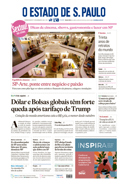 Estadão - Edição de 04 de Abril de 2025